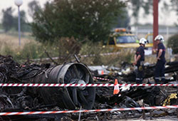 26 июля, на месте авиакатастрофы.