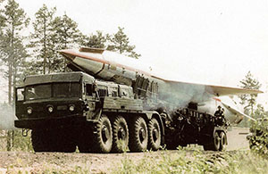 Ту-123 на стартовой установке СУРД-1