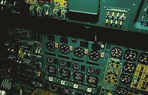 Оборудование кабины Ту-144