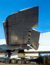 Консоли крыла с изменяемой стреловидностью