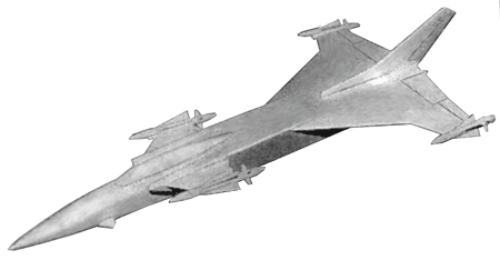 Вариант "148" с крылом "двойная дельта"